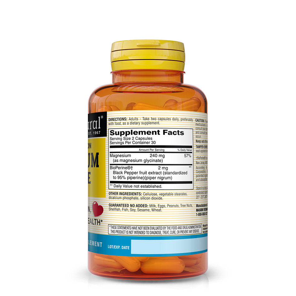 Magnesium Glycinate by Mason Naturals