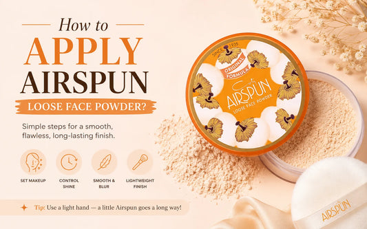 How to Apply Airspun Loose Face Powder