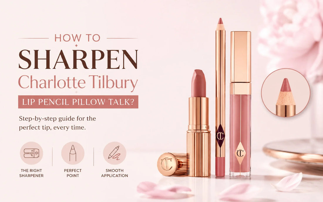 How to Sharpen Charlotte Tilbury Lip Pencil Pillow Talk
