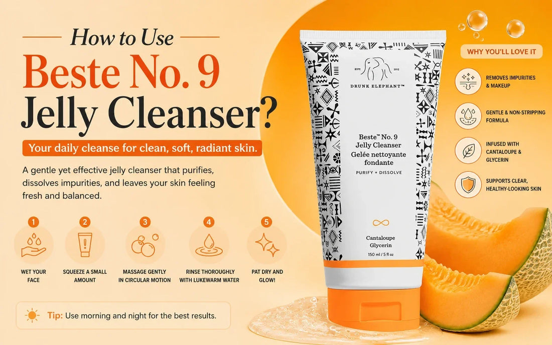 How to Use Beste No 9 Jelly Cleanser