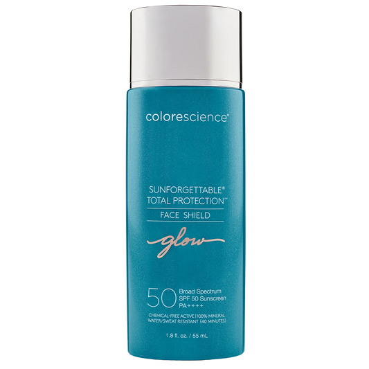 Colorescience Sunforgettable Total Protection Face Shield bottle on a white background