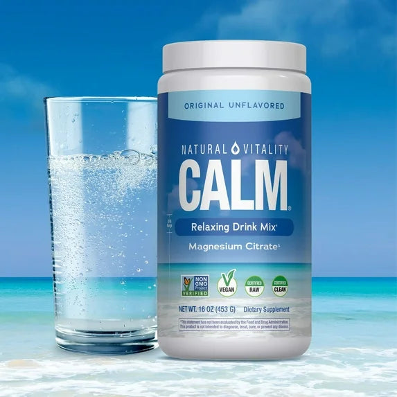 Natural Vitality Calm Original Unflavored Magnesium Powder – 16 oz