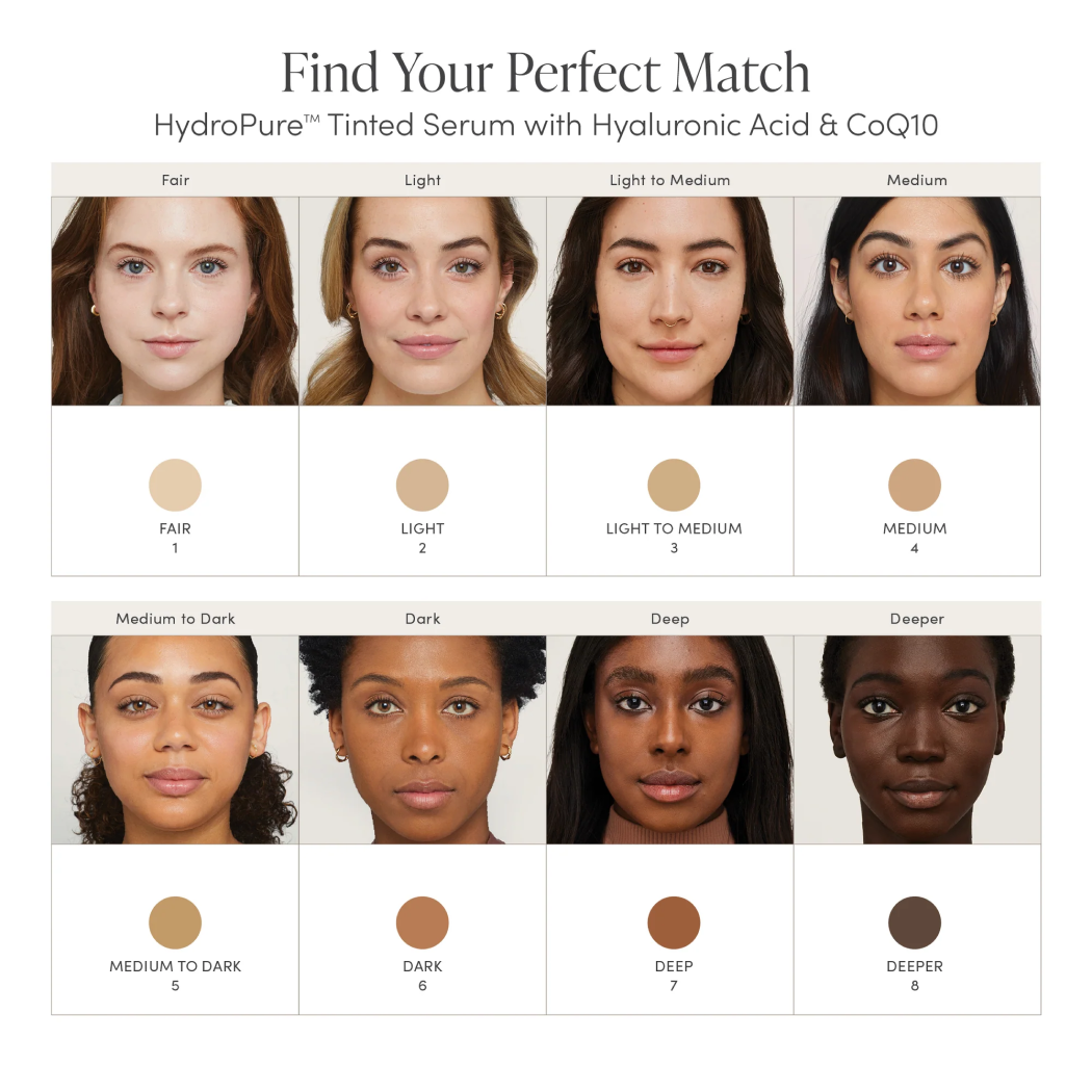 Jane Iredale HydroPure™ Tinted Serum with Hyaluronic Acid & CoQ10