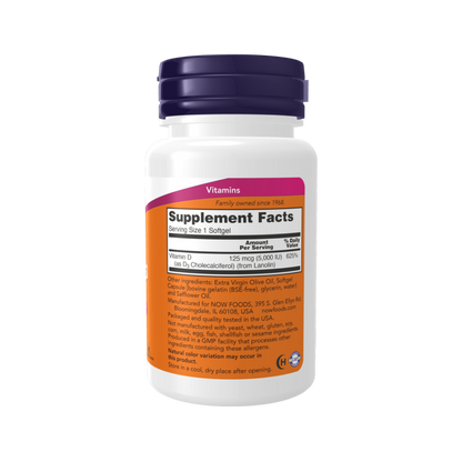 Vitamin D-3 5000 IU Softgels