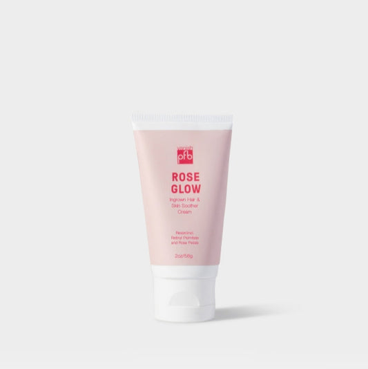 Tube of 'Rose Glow' cream on a white background