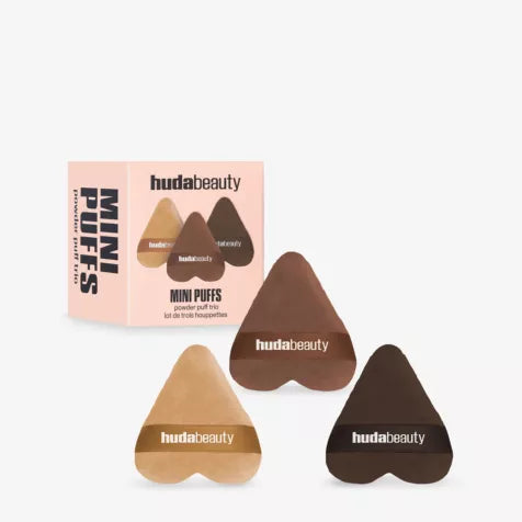 Huda Beauty mini puff set trio, make up sponges