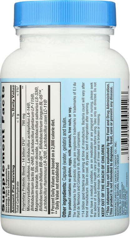 PB8 Pro-Biotic Acidophilus 14 Billion CFU – 120 Capsules