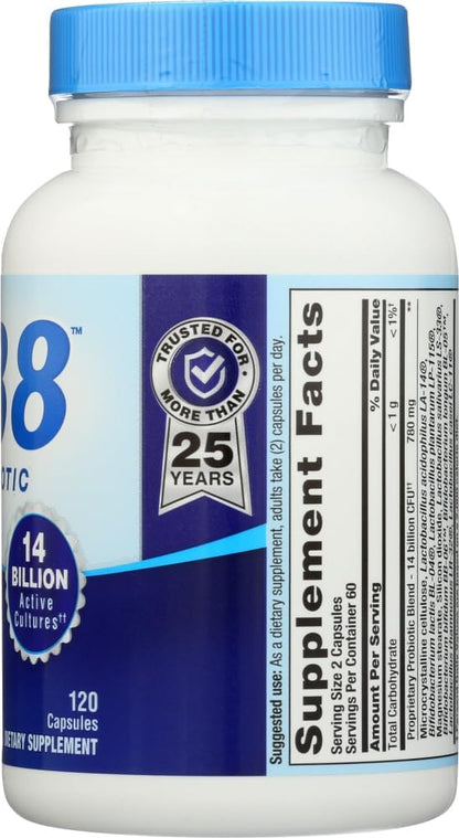 PB8 Pro-Biotic Acidophilus 14 Billion CFU – 120 Capsules