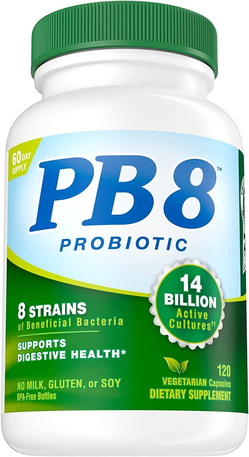 PB8 Pro-Biotic Vegetarian 14 Billion CFU – 120 Veggie Capsules