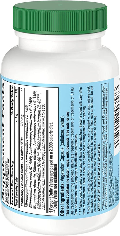 PB8 Pro-Biotic Vegetarian 14 Billion CFU – 120 Veggie Capsules