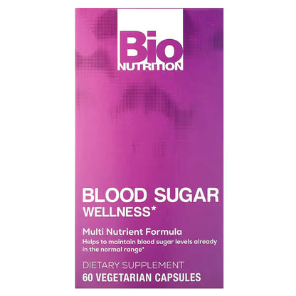Bio Nutrition Blood Sugar Wellness – 60 Vegetarian Capsules