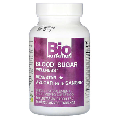 Bio Nutrition Blood Sugar Wellness – 60 Vegetarian Capsules
