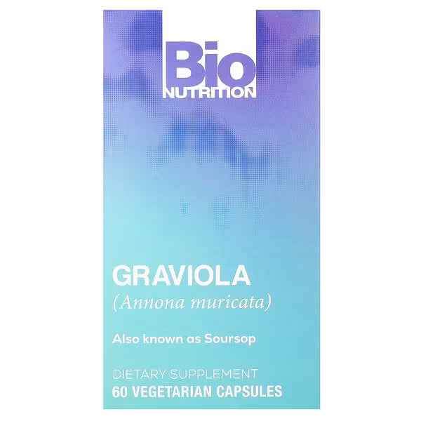 Bio Nutrition Graviola 1,500 mg – 60 Vegetarian Capsules
