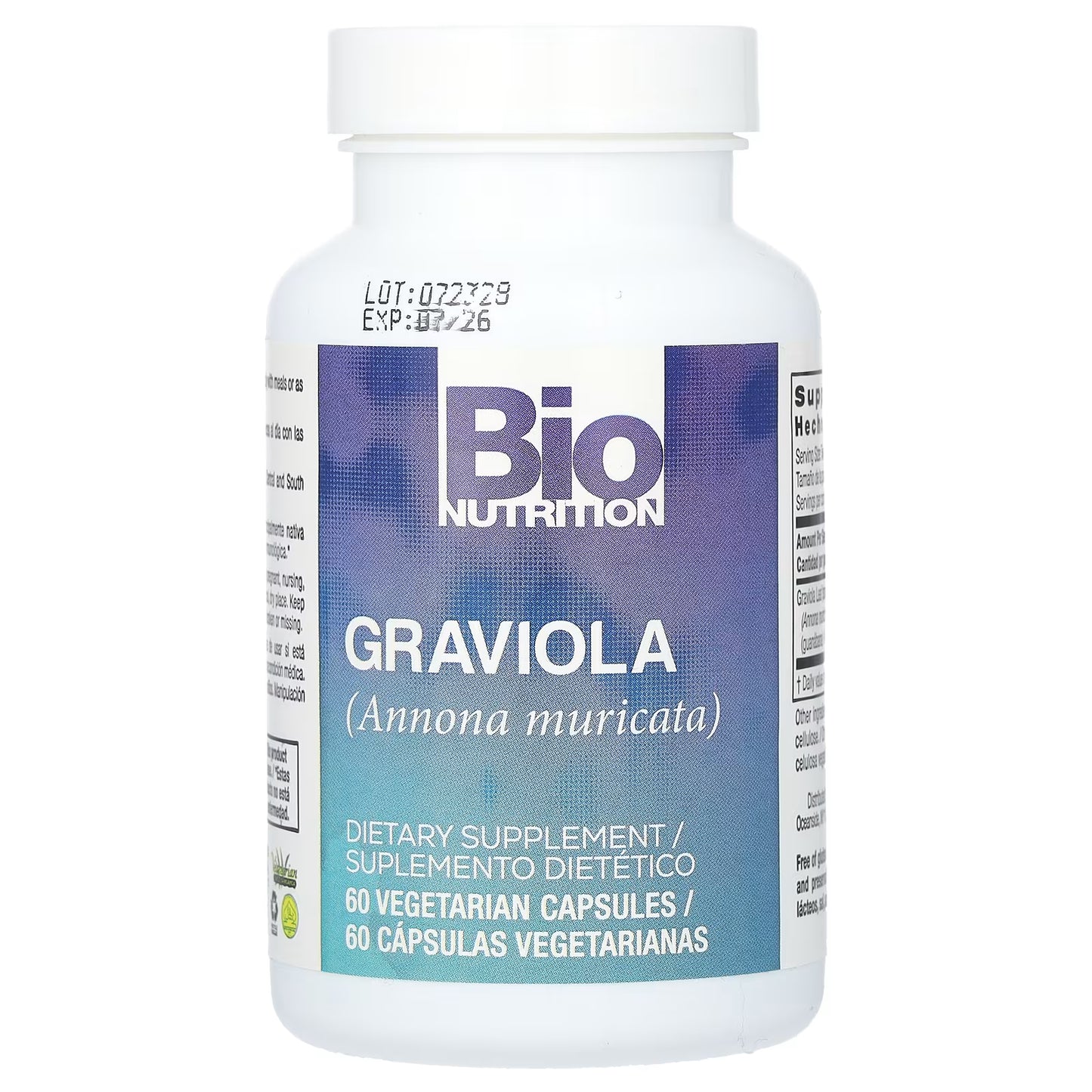 Bio Nutrition Graviola 1,500 mg – 60 Vegetarian Capsules