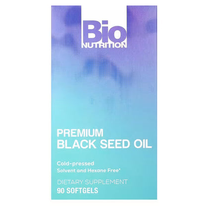 Bio Nutrition Premium Black Seed Oil 1,000 mg – 90 Softgels